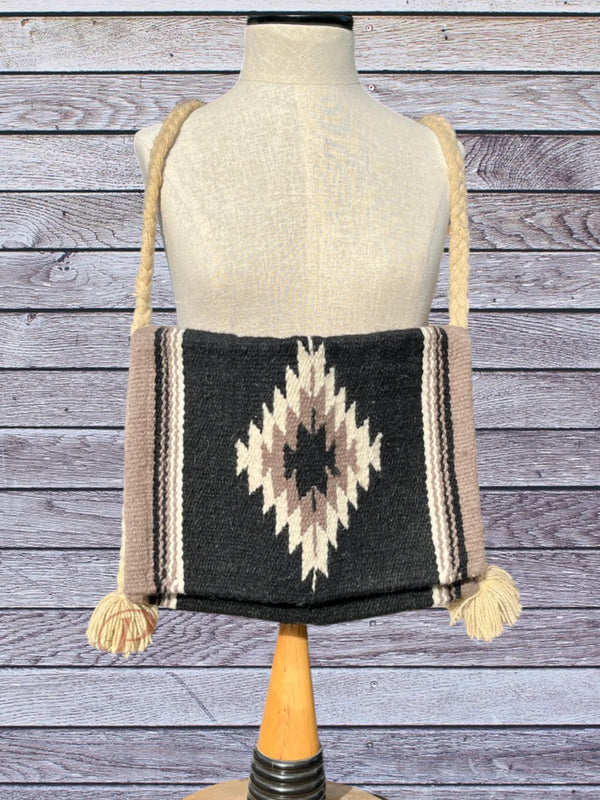 Front view of Saddle blanket Aztec Carry All Bag