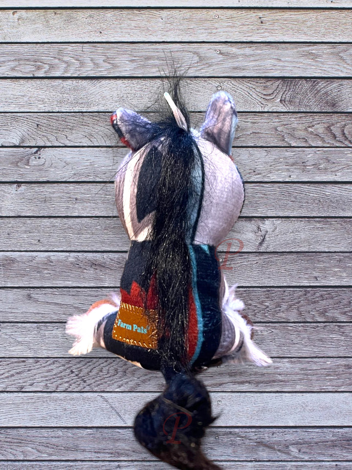 Red & Grey Mini Horse Back