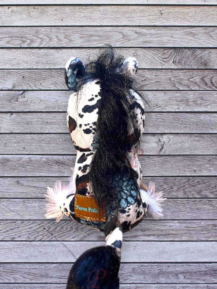 Blue Concho Mini Horse Back
