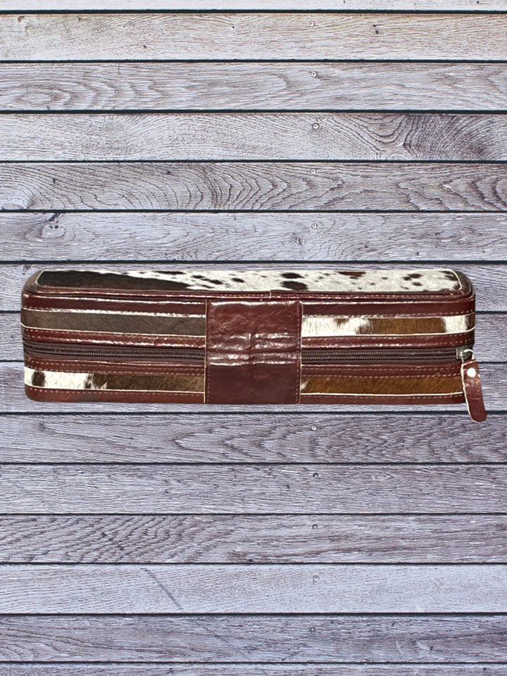 back view cowhide hair tool box