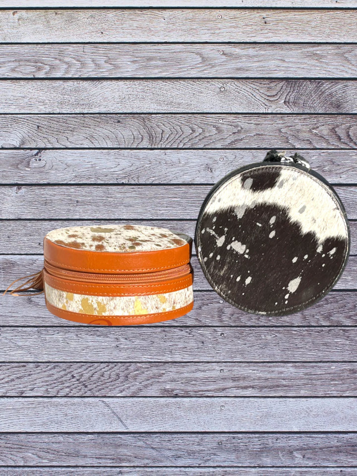 cowhide jewelry box collection